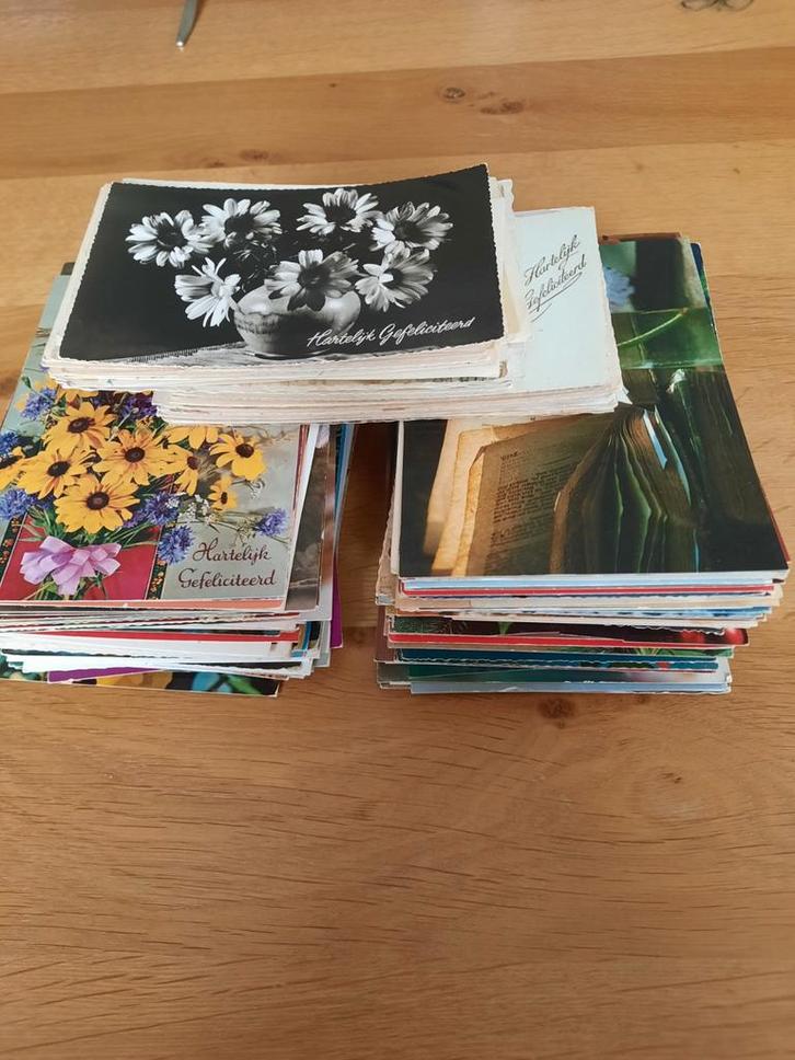 Oude collectie ansichtkaarten bloemen/planten (350 stuks), Verzamelen, Ansichtkaarten | Nederland, Gelopen, 1960 tot 1980, Ophalen of Verzenden