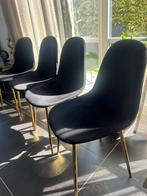 4 eettafelstoelen velvet, Ophalen, Zo goed als nieuw, Overige kleuren, Stof