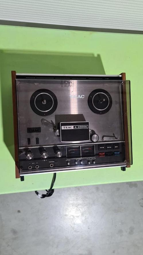 TEAC bandopnemer, type A-2300S, werking nagekeken, Audio, Tv en Foto, Bandrecorders, Bandrecorder, Met stofkap, Ophalen