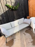 Tuinbankje voor een fles wijn, Ophalen, Gebruikt, 3 zitplaatsen, Aluminium