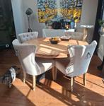 Mango Houten Tafel + 4 Urban Sofa Stoelen, Ophalen of Verzenden