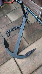 Decoratief Zwart Anker stok-anker stokanker+Ketting - 50cm, Tuin en Terras, Overige Tuin en Terras, Ophalen, Gebruikt