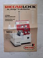 Riccarlock machine, Ophalen of Verzenden, Zo goed als nieuw, Knutselwerk