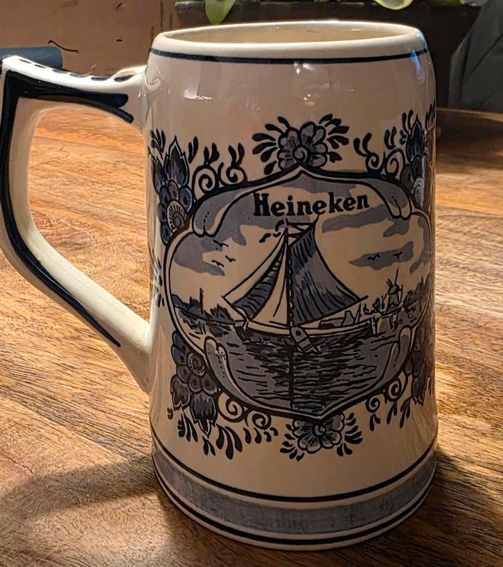 Heineken Bierpullen Delfsblauw, Antiek en Kunst, Antiek | Keramiek en Aardewerk, Ophalen