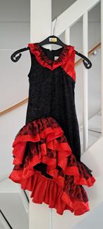 Spaanse jurk - carnaval - maat 128, Kinderen en Baby's, Carnavalskleding en Verkleedspullen, Ophalen of Verzenden, Nieuw, 122 t/m 128