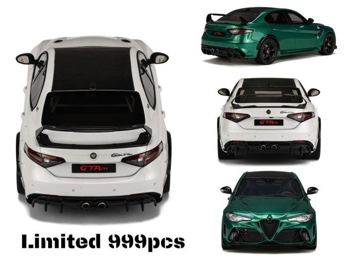Ottomobile Alfa Romeo Giulia GTAm, Hobby en Vrije tijd, Modelauto's | 1:18, Nieuw, OttOMobile, Ophalen of Verzenden