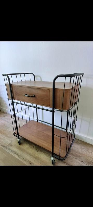 Vintage Bakkerskast met lade, 83h, 75b, 40d beschikbaar voor biedingen