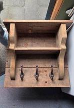 Oud houten kapstok 50 cm, Huis en Inrichting, Woonaccessoires | Kapstokken, Zo goed als nieuw, Minder dan 100 cm, Hout, Ophalen