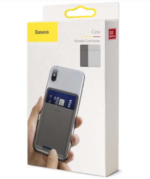 Baseus Silicone Pasjeshouder voor je telefoon, Telecommunicatie, Mobiele telefoons | Hoesjes en Frontjes | Samsung, Nieuw, Ophalen of Verzenden