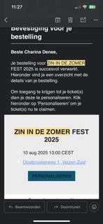 Zin in de zomer fest, Twee personen, Augustus
