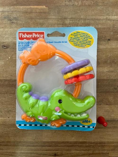 Fisher Price klik-klak krokodil, Kinderen en Baby's, Speelgoed | Fisher-Price, Nieuw, Rammelaar, Ophalen of Verzenden