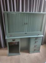 Vintage Bureau met Rolluik (secretaire), Huis en Inrichting, Bureaus, Ophalen, Gebruikt, Bureau