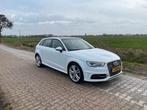 Audi A3 1.4 Tfsi 204pk E-tron Phev S Tronic 11-2014 Pano dak, Auto's, Stof, Zwart, 4 cilinders, Wit