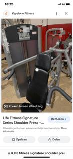 Life Fitness Signature Series FZSP Shoulder Press, Krachtstation, Ophalen of Verzenden, Metaal, Zo goed als nieuw