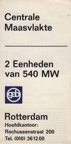 Centrale Maasvlakte - overzichtstekening, Ophalen of Verzenden, Gelezen, Overige onderwerpen