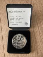 Zilveren 50 gulden munt 1994, verdrag van Maastricht, Postzegels en Munten, Munten | Nederland, Ophalen of Verzenden, 50 gulden