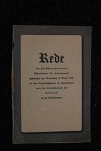 Rede Seyss Inquart 1941, Ophalen of Verzenden, Overige soorten, Nederland, Boek of Tijdschrift