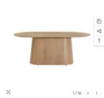 GEZOCHT eettafel novero livingfurn collectie, 200 cm of meer, Zo goed als nieuw, Minder dan 50 cm, Rechthoekig