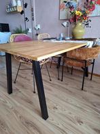 Woood eettafel, Huis en Inrichting, Ophalen, 50 tot 100 cm, Zo goed als nieuw, Vijf personen of meer