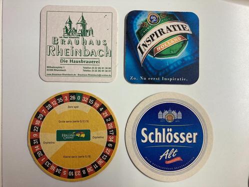 div. bierviltjes - Duits en Nederlands - 4 stuks, Verzamelen, Biermerken, Nieuw, Viltje(s), Overige merken, Ophalen of Verzenden
