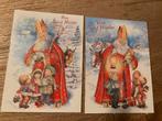 2 Sinterklaas ansichtkaarten, Diversen, Ophalen of Verzenden