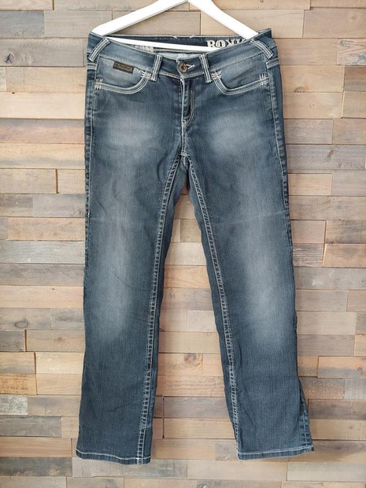Rokker motorjeans damesmodel, Motoren, Kleding | Motorkleding, Broek | textiel, Dames, Tweedehands, Ophalen of Verzenden