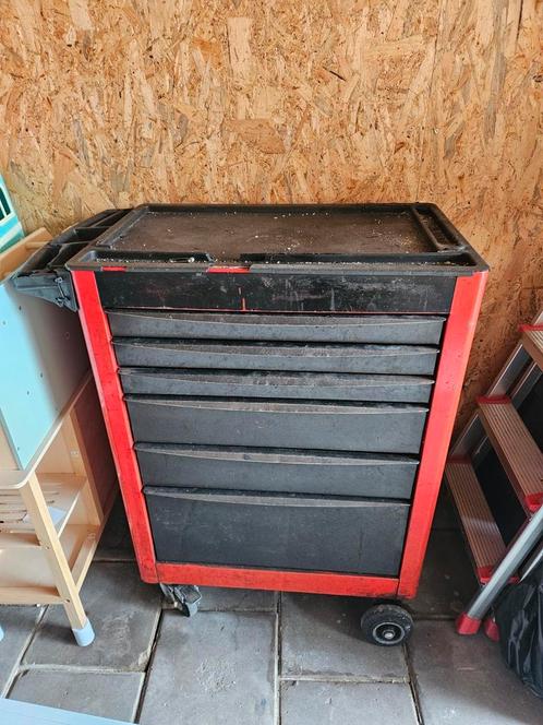 Gereedschapskist op wielen, Doe-het-zelf en Verbouw, Gereedschapskisten, Gebruikt, Ophalen
