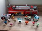 paw patrol brandweerwagen wildcat tracker robohond set, Gebruikt, Ophalen of Verzenden