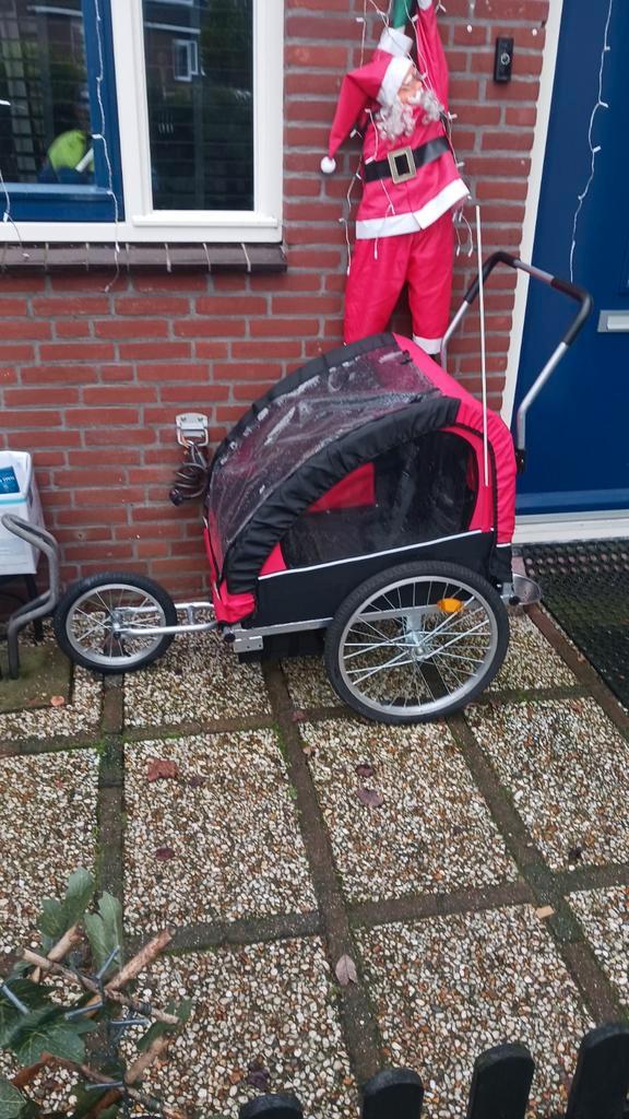 Fietskar / Kinderkar - Gebruikt, Fietsen en Brommers, Fietsaccessoires | Aanhangers en Karren, Gebruikt, Kinderkar, 20 tot 40 kg