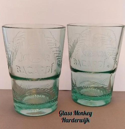 Bacardi Mojito glazen., Verzamelen, Glas en Borrelglaasjes, Zo goed als nieuw, Borrel- of Shotglas, Ophalen of Verzenden