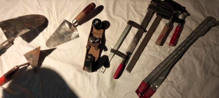 Diverse gereedschappen: lijmklemmen, schaaf, etc., Doe-het-zelf en Verbouw, Gereedschap | Handgereedschap, Ophalen