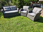 Loungeset met kussens, Tuin en Terras, Ophalen, 4 zitplaatsen, Gebruikt, Loungeset