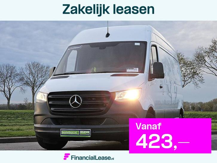 MERCEDES-BENZ SPRINTER 314 l2h2 mbux automaat!, Auto's, Bestelauto's, Bedrijf, Lease, Financial lease, ABS, Airconditioning, Centrale vergrendeling