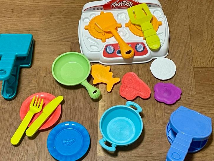 Play-Doh Kookset met Geluid, Kinderen en Baby's, Speelgoed | Overig, Gebruikt, Jongen of Meisje, Ophalen of Verzenden