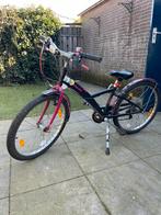 meidenfiets 24 inch b-twin, Fietsen en Brommers, Fietsen | Meisjes, Ophalen, Btwin, Handrem, Gebruikt