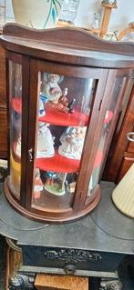 Klein halfrond vitrinekastje, Huis en Inrichting, Kasten | Vitrinekasten, Ophalen, Minder dan 50 cm, Glas, Minder dan 25 cm