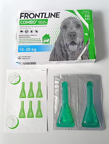 2 pipetten Frontline Combo Spot On - Hond M-  beschikbaar voor biedingen