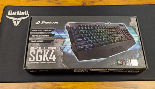 Sharkoon SGK4 GAMING keyboard (qwertz) Duitse layout *nieuw*, Computers en Software, Toetsenborden, Nieuw, Overige indelingen