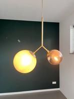 Moderne Hanglamp met Glazen Bollen, Huis en Inrichting, Lampen | Hanglampen, Ophalen, 50 tot 75 cm, Modern, Glas