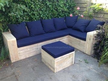 Steigerhout Lounge hoekbank tuinbank beschikbaar voor biedingen