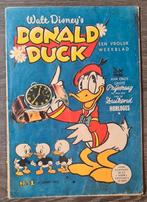 Donald duck nummer 1 uit 1952, Boeken, Eén stripboek, Ophalen of Verzenden, Gelezen
