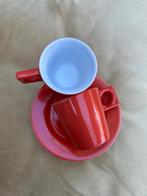 Porseleinen koffie kopjes met schoteltje, Ophalen of Verzenden, Zo goed als nieuw, Overige stijlen, Kop(pen) en/of Schotel(s)