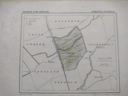 48 Goudriaan Litho Kuyper 1867, Antiek en Kunst, Kunst | Litho's en Zeefdrukken, Ophalen of Verzenden