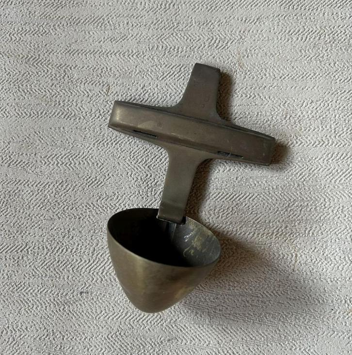 wo1 - Britse klem en beschermkap voor 18 Pdr - wijwatervatje, Verzamelen, Militaria | Algemeen, Landmacht, Kunstobject, Engeland