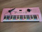 Fazley keyboard roze met prisma kleurmuziek stickers, Ophalen of Verzenden, Zo goed als nieuw, Overige aantallen, Overige merken