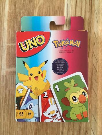 NIEUW! Uno Pokemon - Kaartspel - Mattel games - Asia edition