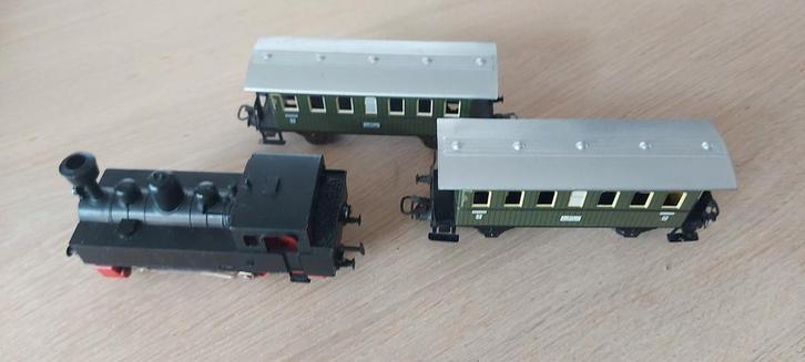 Märklin DB 3090 stoomloc +2 pers.rtg'n artnr 4040, Hobby en Vrije tijd, Modeltreinen | H0, Zo goed als nieuw, Locomotief, Wisselstroom