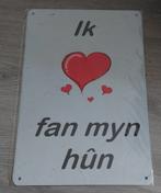 Metalen bordje Fries - Nieuw 20 x 30 cm, Ophalen of Verzenden, Nieuw, Rechthoekig, Overige materialen