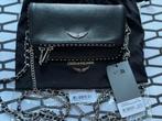 Zadig & Voltaire Rock Nano Studs Clutch one size, Sieraden, Tassen en Uiterlijk, Ophalen, Nieuw, Zwart, Schoudertasje