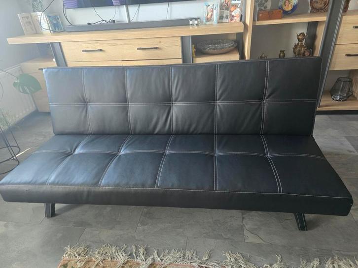 Bedbank, Huis en Inrichting, Banken | Bankstellen, Zo goed als nieuw, Driepersoons, 150 tot 200 cm, 75 tot 100 cm, Kunststof, Ophalen